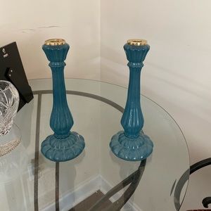 Opal house candlestick set